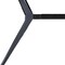 Homeroots 63" Black Sintered Stone and Steel Trestle Base Dining Table 543507 - alternate 3