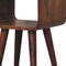Homeroots 20" Chestnut Solid Wood Nightstand 722540 - alternate 2