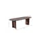 Homeroots 79" Walnut Solid Wood Oval Dining Table 721110 - alternate 2