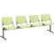 Kfi Kool Beam Seat Beam Seating, 95 in W 22" L 31" H, Polypropylene Seat 2300BEAM4-P14 - alternate 1