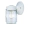 Homeroots White Standard Jelly Jar One Light Outdoor Wall Light 398453 - alternate 3