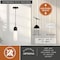 Vaxcel Thalia Matte Black Contemporary Mini Pendant Ceiling Light White Pill Glass P0421 - alternate 5