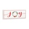 Homeroots 7" X 19" White and Red Christmas Joy Metal Wall Decor 634365 - alternate 3
