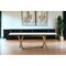 Homeroots 91" White And Brown Stone Trestle Base Dining Table 486041 - alternate 2