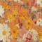 Homeroots 9' X 12' Orange Peach And Salmon Floral Washable Indoor Outdoor Area Rug 611208 - alternate 4