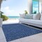 Homeroots 5' X 8' Navy Blue Gray And Ivory Polka Dot Washable Indoor Outdoor Area Rug 599059 - alternate 6