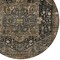Homeroots 8' Brown Round Medallion Washable Indoor Outdoor Area Rug 608030 - alternate 4
