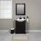 Zenith Zenna Home Espresso 24'' Wx35'' Hx18''D Euro Vanity with Wht Cultured Marble Top SEC24CH - alternate 2