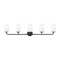 Z-Lite Montford 5-Light Vanity, 40 in W, Matte Black 7005-5V-MB - alternate 3