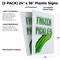 Signmission Frozen Pickles, Plastic Signs Only 24 Inch x 36 Inch, Corrugated Plastic, 2PK CSB-2436-2PACK-Frozen Pickles - alternate 2