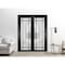 Sartodoors Sliding Closet Bypass Doors with Hardware Planum 2112 Black 36x84 (2* 18x84) Solid Core PLANUM2112DBD-BLK-36 x 84 (2* 18x84) - alternate 3