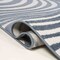 Jonathan Y Maribo High-Low Abstract Groovy Striped Dark Blue/Cream 5 ft. x 8 ft. Indoor/Outdoor Area Rug SCN103E-5 - alternate 5