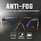 Bison Life Boxer, Safety Glasses, Anti-Fog & Anti-Scratch, Clear/Blue Lens ZH-BXSG-CLLBLT-MS16-6 - alternate 5