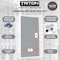 Triton Products 18 pc LocHook Assortment W/ (1) 18" W x 36" H Gray Epoxy 18-Gauge Steel Square Hole Pegboard LB18-1GH-Kit - alternate 7