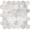 Daltile Eclessia Marble Natural Stone 2-in Hexagon Mosaic Honed, 9.70 SQFT Per Carton, 10PK M3442HEXMSHN - alternate 1
