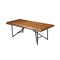 Homeroots 50" Brown And Black Solid Wood And Metal Coffee Table 524169 - alternate 1