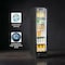 Yeego 16.93" Merchandiser Beverage Refrigerator in Black Commercial Cooler SC-180FC-ZO - alternate 4