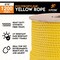 Xpose Safety 5/16in x 1200ft Twisted Polypropylene Rope, Yellow YPR516-1200-X - alternate 2