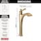 Delta Dorval Single Handle Vessel Bathroom Faucet 756-CZ-DST - alternate 2