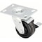 Zoro Select Plate Caster, 800 lb. Load, Black Wheel P21S-PH040R-16-WB-DL - alternate 1