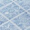 Homeroots 8' Sky Blue And Denim Blue Round Medallion Washable Indoor Outdoor Area Rug 589346 - alternate 5