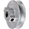 Cdco 1/2in V-Groove Pulley, 1/2in Bore, 1 3/4in OD, 1 1/2in Pitch Dia, 1/2in Wx11/32in Thick Belt, Zinc 175A5 - alternate 5