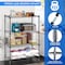 Simple Deluxe Healsmat Heavy Duty 4-Tier Shelving Units - Adjustable Wire Shelves with 800 lbs Capacity 200 lbs HKSHLF24144704B - alternate 2