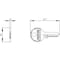 Siemens Key for RONIS key-operated switch lock number 455 3SU1950-0FC80-0AA0-ZY19 - alternate 3