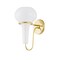 Hudson Valley Lighting Adams corner 6.75 in. Wall Sconce Aged Brass 5813-AGB - alternate 3