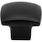 Designperfect 1-3/16 Overall Length Square Cabinet Knob, Matte/Flat Black DPA-S83KBLK - alternate 1