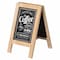 Vintiquewise 11-inch Wooden A-Frame Double-Sided Chalkboard and Menu Board Easel, Single QI004935.S - alternate 1