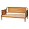 Baxton Studio Lucera Bobbin Expandable Daybed, Oak Brown 263-14376-ZORO - alternate 2
