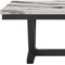 Homeroots 72" Black Wood Trestle Base Dining Table 654252 - alternate 7