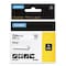 Dymo Rhino Permanent Vinyl Industrial Label Tape, 0.75" x 18 ft, White/Black Print 18445 - alternate 1