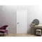 Vdomdoors Slab Door Panel 32 x 80 inches / Mela 0733 Painted White / Modern Finished Doors / Pocket Closet Sl MELA0733S-BEM-32 - alternate 3