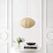 Jonathan Y Kira 18.38" 1-Light Scandinavian Japandi Adjustable Lantern Metal w/Ribbed Cocoon UFO Saucer Shade L JYL4208A - alternate 3