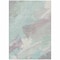 Homeroots 5' X 8' Blue Teal Blue And Gray Abstract Washable Indoor Outdoor Area Rug 611247 - alternate 3
