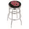 Holland Bar Stool Co 30" Chrome 2-Ring Oklahoma Swivel Bar Stool, Accent Ring L7C3C30Oklhma - alternate 1