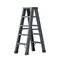 Wrightmaster 4.7 ft. Aluminum Step Ladder, 8 ft. Reach w/Double-Reinforced Pedal, 300 lb. Capacity ZoroHRZJ5B - alternate 1