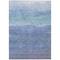Homeroots 5' X 8' Blue Teal Blue And Sky Blue Abstract Washable Indoor Outdoor Area Rug 618137 - alternate 4