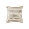 Homeroots Set of Two 18" Natural and Gold Striped Cowhide Throw Pillows with Glitter, 2PK 544636 - alternate 5