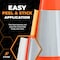 Xpose Safety Traffic Safety Cone, PVC, 18 in Height, 11 in Length, Orange RC18-6-X - alternate 3