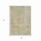 Homeroots 3' X 5' Tan And Beige Medallion Washable Indoor Outdoor Area Rug 615746 - alternate 4