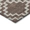 Homeroots 10' X 14' Brown And Ivory Geometric Washable Indoor Outdoor Area Rug 593761 - alternate 3