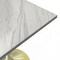 Leisuremod Square 27.56 in W, 29.35 in L, Resin/Stainless Steel, White VT20BG-S27WMR - alternate 3