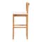Bali & Pari Pava Seagrass Bar Stool with Solid Mahogany Wood Frame 268-14682-ZORO - alternate 2