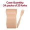 Smarty Had A Party Natural Birch Eco-Friendly Disposable Dinner Forks (600 Forks), 600PK 4661FK-CASE - alternate 4