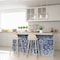 Homeroots 12" X 12" Vintage Turq Blue and White Peel and Stick Removable Tiles 556404 - alternate 5