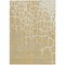 Homeroots 9' X 12' Gold And Beige Abstract Washable Indoor Outdoor Area Rug 601126 - alternate 6