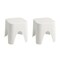 Lagoon Mallorca Stackable Rattan Top Side Table/Ottoman, 2PK 7033W8-ASLGS - alternate 1